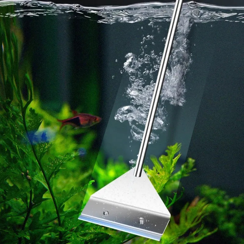 Efficient Dual-Use Aquarium Cleaning Tool