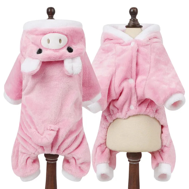 Warm Fleece Pet Jumpsuit